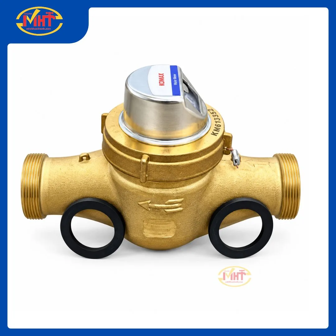 Đồng hồ nước Komax đa tia thân đồng DN15 I Minh Hoà Thành