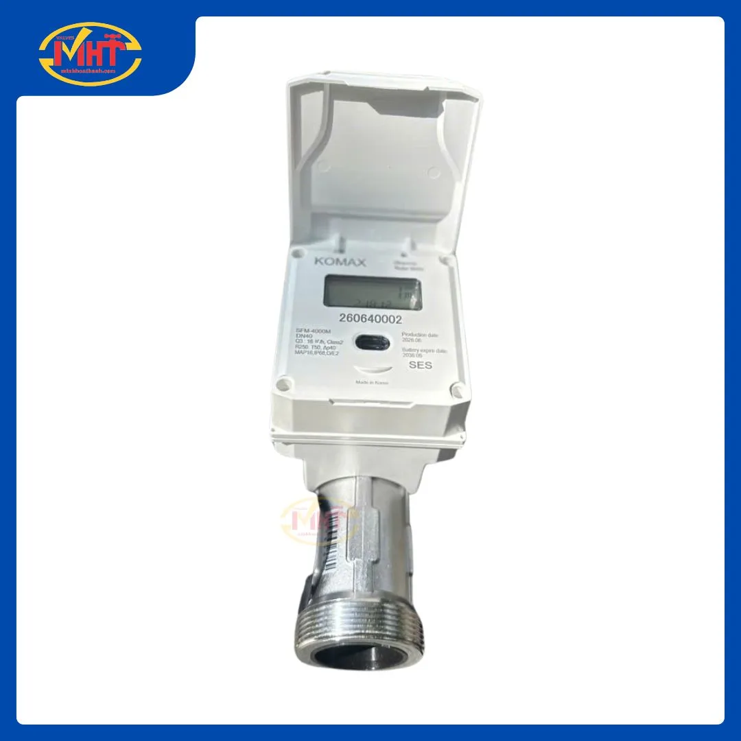 Đồng hồ SIÊU ÂM nối ren ULTRASONIC KOMAX DN40 I Minh Hoà Thành