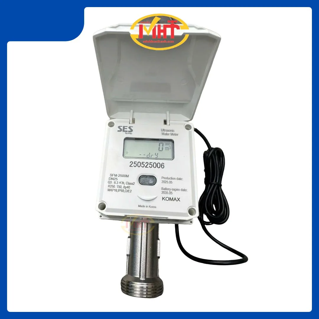 Đồng hồ SIÊU ÂM nối ren ULTRASONIC KOMAX DN25 I Minh Hoà Thành