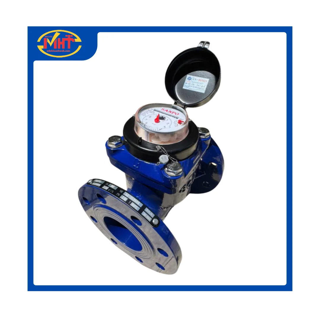 Đồng hồ nước Thải WSP thân GANG nối bích DN150 - Minh Hòa Thành