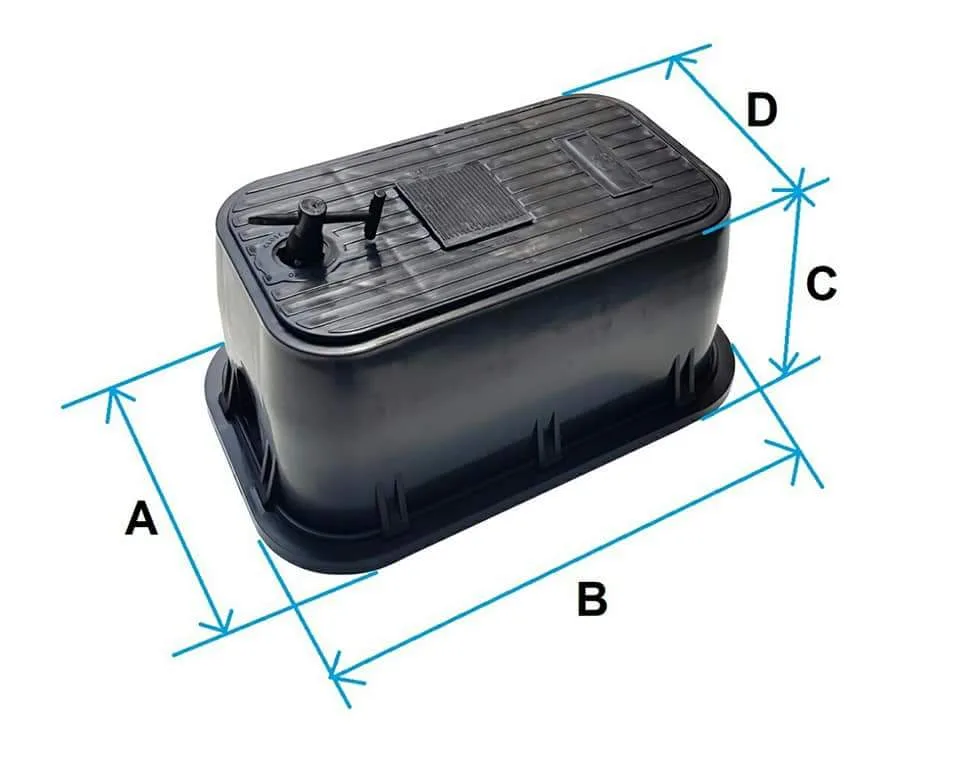 Hộp đồng hồ nước bằng nhựa hdpe minh hòa